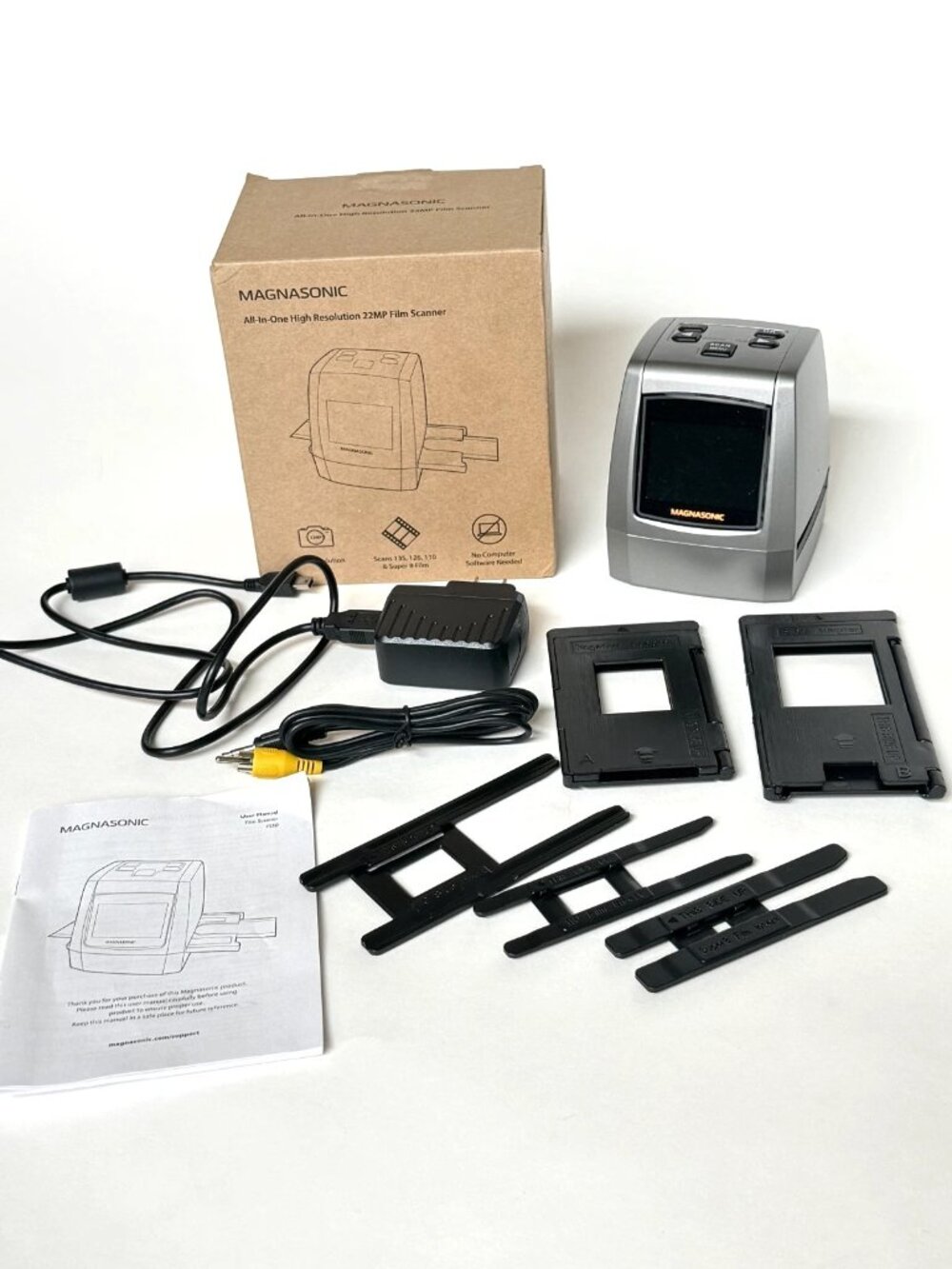Magnasonic 22MP Film Scanner FS50 All-in-One High Res Super 8 110 Slide 126 135